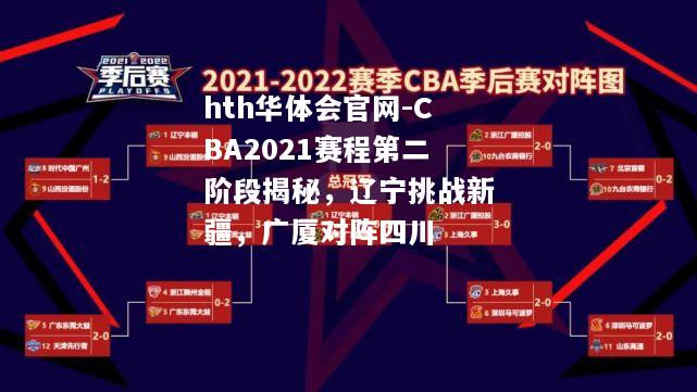 hth华体会官网-CBA2021赛程第二阶段揭秘，辽宁挑战新疆，广厦对阵四川